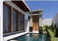 Private swimming pool detail
